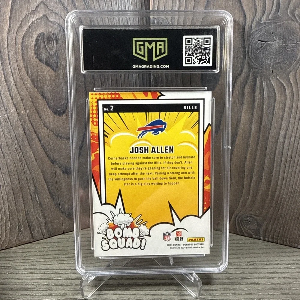 2024 Panini Donruss  #2 Josh Allen Bomb‎ Squad!! GMA 10